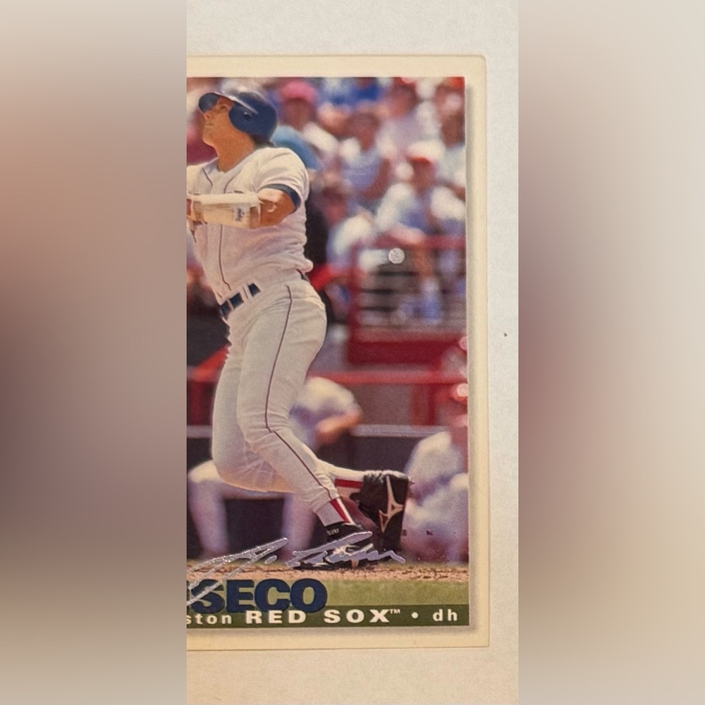Trading card baseball 1995 The Upper Deck # 415 José Canseco silver signature - Picture 5 of 8
